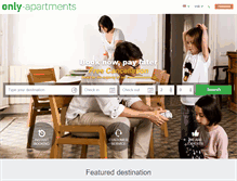 Tablet Screenshot of only-apartments.com